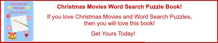 Christmas Movies Word Search Puzzle Book