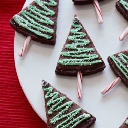 Christmas Tree Brownies